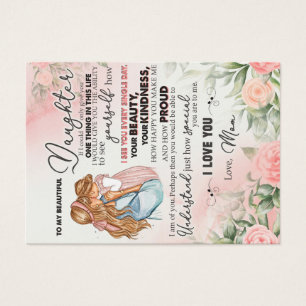 To My Daughter Gift, Love Letter Daughter And Mum