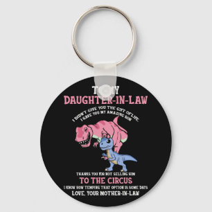 To My Daughter-in-law Key Ring