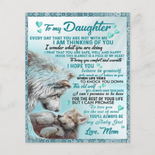 To My Daughter Lion Family Gift, Daughter Birthday Flyer