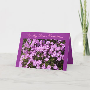 To My Dear Cousin... Card