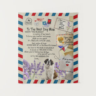 To My Dog Mum Gift, Dog Lover Gift, Mum Cute Gift Tapestry