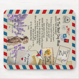 To My Dog Mum Gift, Mum Birthday Gift Idea Mouse Pad