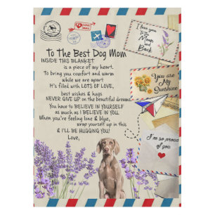 To My Dog Mum Gift, Mum Birthday Gift Idea Tablecloth