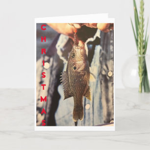 TO MY ***FAVORITE FISHERMAN*** AT CHRISTMAS HOLIDAY CARD