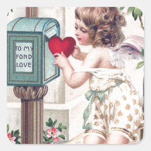 To My Fond Love Square Sticker