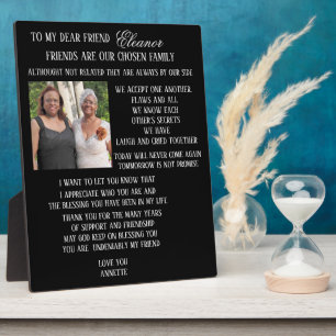 To My Friend Plaque
