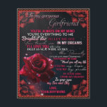 To My Girlfriend Birthday Gift, Couple Love Gift Flyer<br><div class="desc">To My Girlfriend Birthday Gift,  Couple Love Gift</div>