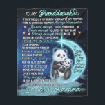 To My Granddaughter Elephant Birthday Gift Idea Fleece Blanket<br><div class="desc">To My Granddaughter Elephant Birthday Gift Idea</div>