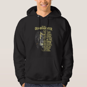 To My Granddaughter Your Love Grandpa Hoodie