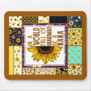 To My Grandma Gift,Grandmother Gift,Sunflower Love Mouse Pad