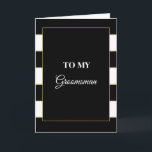 To my groomsman wedding thank you card black white<br><div class="desc">To my groomsman wedding thank you card</div>