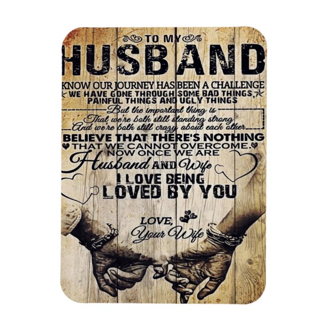 To My Husband | Birthday Gift To Husband | Magnet (Vertical)