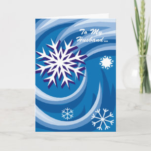 To My Husband Christmas Holiday Card