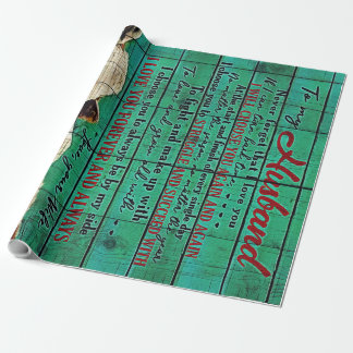 To my Husband | Cute Family Present Wrapping Paper