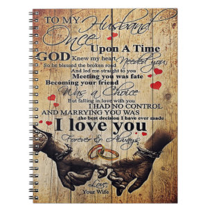 To my Husband Design Gift   Family Decor Notebook