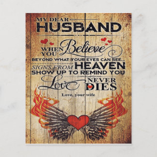 To My Husband Design | Love Letter Gift To Him Flyer
