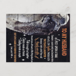 To My Husband Design   Love Quotes To Husband Postcard