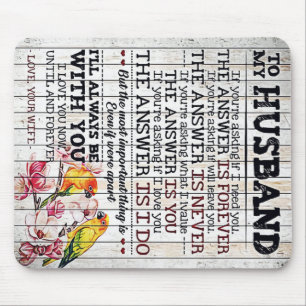 To My Husband Design, New Home Gift Mouse Pad