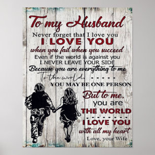 To my Husband Family Decoration To My Family