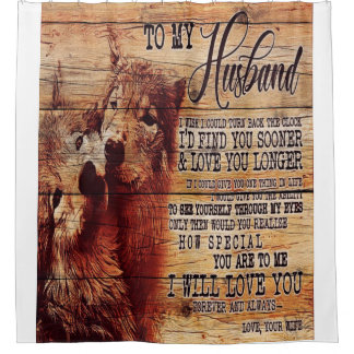 To my Husband | Family Decoration | To My Family Shower Curtain