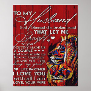 To My Husband Gift, Best Holiday Present Poster