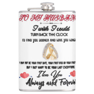 To my husband   hip flask