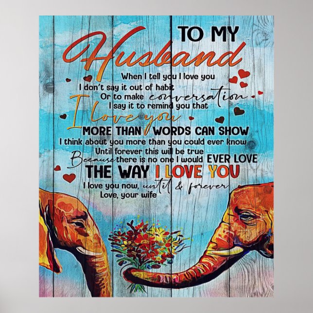 To my Husband | House Decoration Gift (Front)