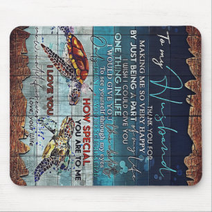 To My Husband Letter, Lovely Husband Letter Mouse Pad