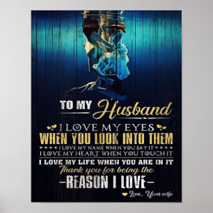 To My Husband Love Quotes To Father Poster