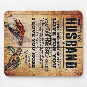 To My Husband Love Quotes To Husband Mouse Pad
