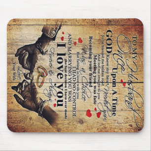 To my Husband Lovely Husband Gift Mouse Pad