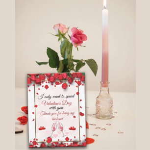 To My Husband On Valentine's Day Holiday Card