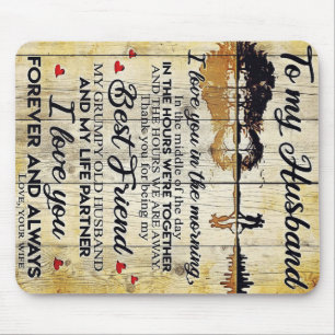 To my Husband   Perfect Gift For Husband Mouse Pad