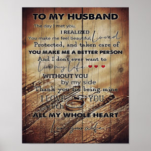 To my Husband Present New Family Decoration