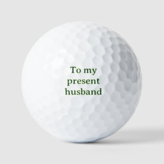 To my husband wedding anniversary add name date ma golf balls