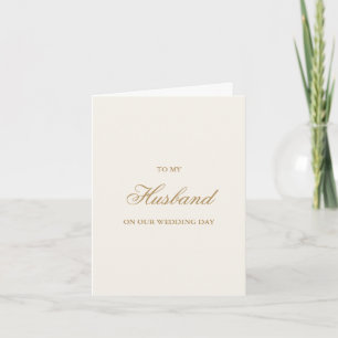 To My Husband, Wedding Day Cards