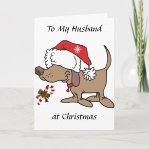 TO MY "HUSBAND" WHO MAKES EVERYDAY SPECIAL HOLIDAY CARD