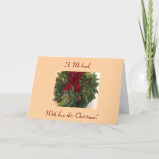 To My Loving Brother, Merry Christmas Card