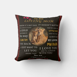 To My Loving Mum From Son Cushion