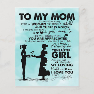 To my mother design | Letter to mummy