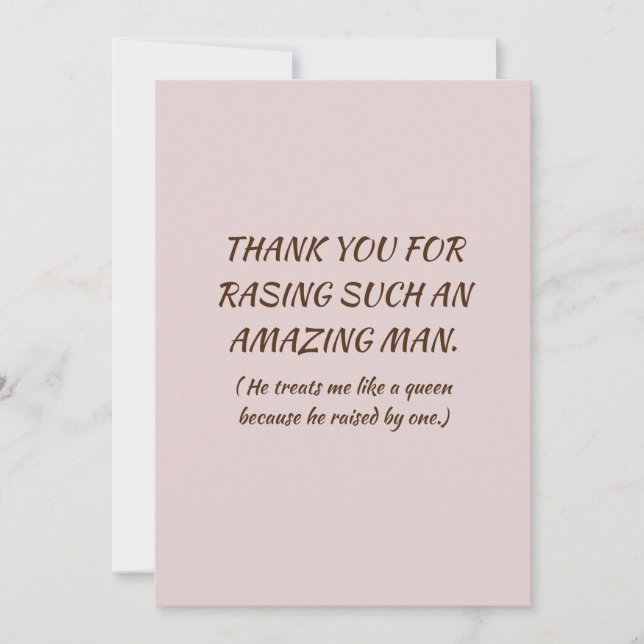 To my Mother in law Holiday Card (Front)