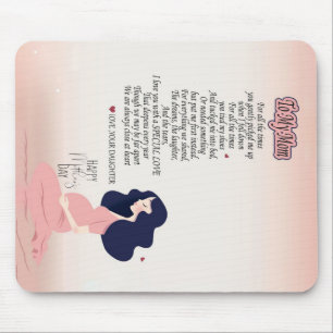 To My Mum For All The Time You Gently Picked Me Up Mouse Pad