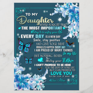 To My Mum Gift,Daughter And Mum,Butterfly Lovers Menu