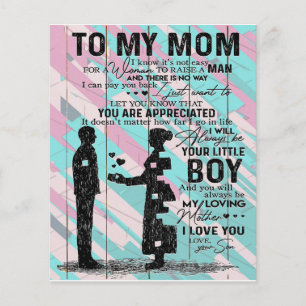 To My Mum, Gift For Mummy, Letter To Mum Flyer