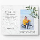 To My Mum | Greenery Keepsake Memorial Photo