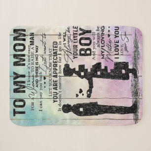 To My Mum Letter, Best Gift For Mummy Sherpa Blanket