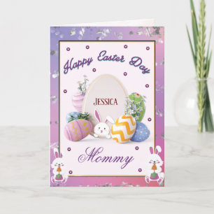 To My Mum On Easter Day Holiday Card