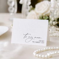 "To My Mum On Wedding Day" Morning Wedding Message