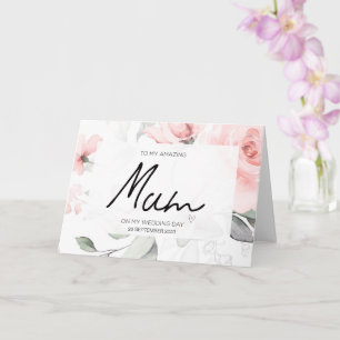 To My Mum Wedding Thank You For Brides Mother Card