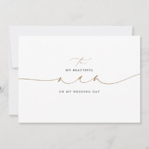 To My Nan On My Wedding Day Elegant